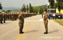 Slvnostn ceremonil odovzdvania a prevzatia funkcie velitea PS OS SR